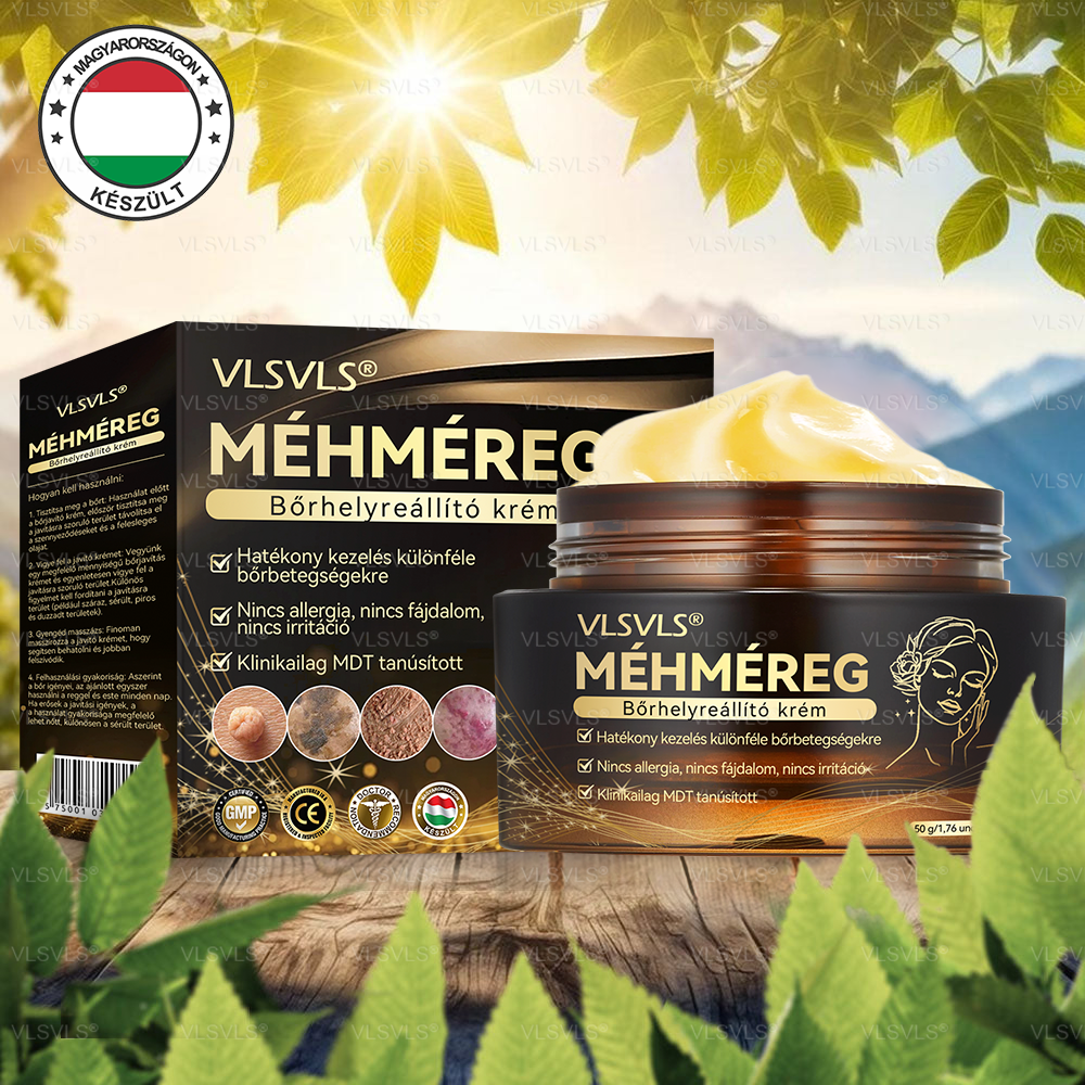 Magyarországról készült és szállított🐝VLSVLS® Méhméreg Bőrfelújító Krém 🔥 UTOLSÓ NAP – 80% KEDVEZMÉNY🔥