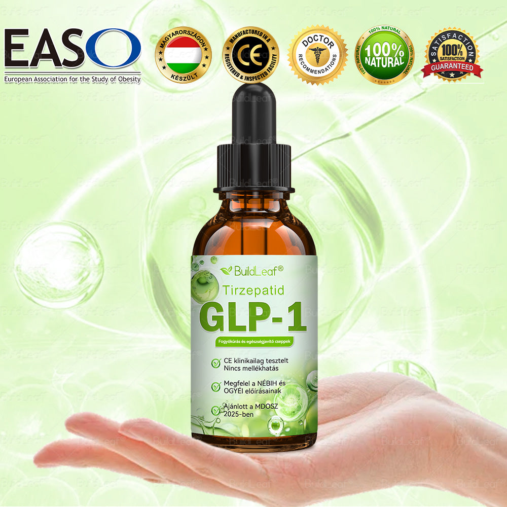 Fabricación y transporte en Hungría🌿🌿 BuildLeaf® Tirzepatid GLP-1 Fogyókúrás és egészségjavitó cseppek🔥🔥 ¡ÚLTIMO DÍA 80% DE DESCUENTO!