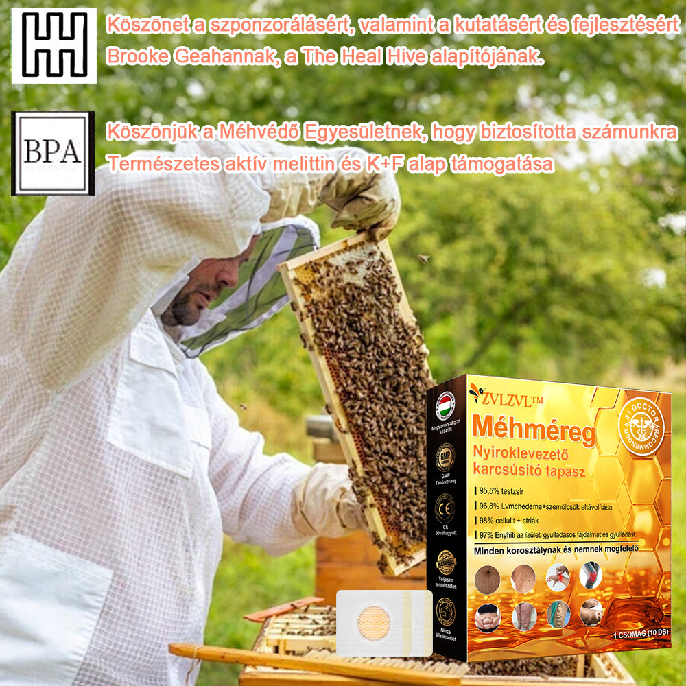 🌞🐝𝐙𝐕𝐋𝐙𝐕𝐋™ Méhméreg Nyiroklevezető karcsúsító tapasz🔥Korlátozott ideig 80% KEDVEZMÉNY🔥（Minden korosztály számára alkalmas)