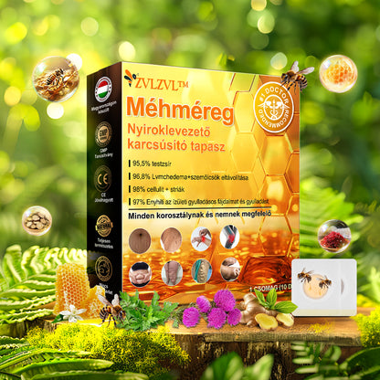 🌞🐝𝐙𝐕𝐋𝐙𝐕𝐋™ Méhméreg Nyiroklevezető karcsúsító tapasz🔥Korlátozott ideig 80% KEDVEZMÉNY🔥（Minden korosztály számára alkalmas)