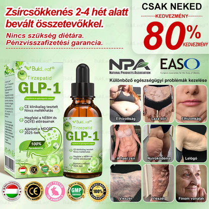 Fabricación y transporte en Hungría🌿🌿 BuildLeaf® Tirzepatid GLP-1 Fogyókúrás és egészségjavitó cseppek🔥🔥 ¡ÚLTIMO DÍA 80% DE DESCUENTO!