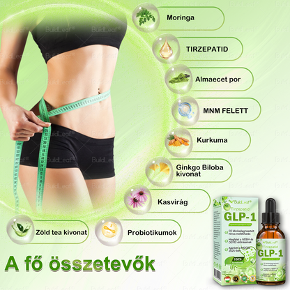 Fabricación y transporte en Hungría🌿🌿 BuildLeaf® Tirzepatid GLP-1 Fogyókúrás és egészségjavitó cseppek🔥🔥 ¡ÚLTIMO DÍA 80% DE DESCUENTO!
