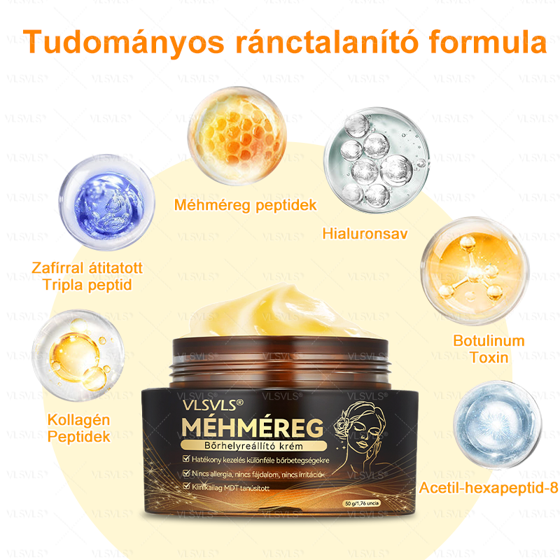 Magyarországról készült és szállított🐝VLSVLS® Méhméreg Bőrfelújító Krém 🔥 UTOLSÓ NAP – 80% KEDVEZMÉNY🔥